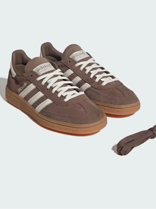 adidas Shoes - Adidas Handball Spezial Original Suede Sneakers - Gum Sole Brown & White